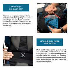 Peakpro 75 L Backpack featuring with Laptop Compartment & with Shoe Compartment – Shamrock (Clearance Sale)