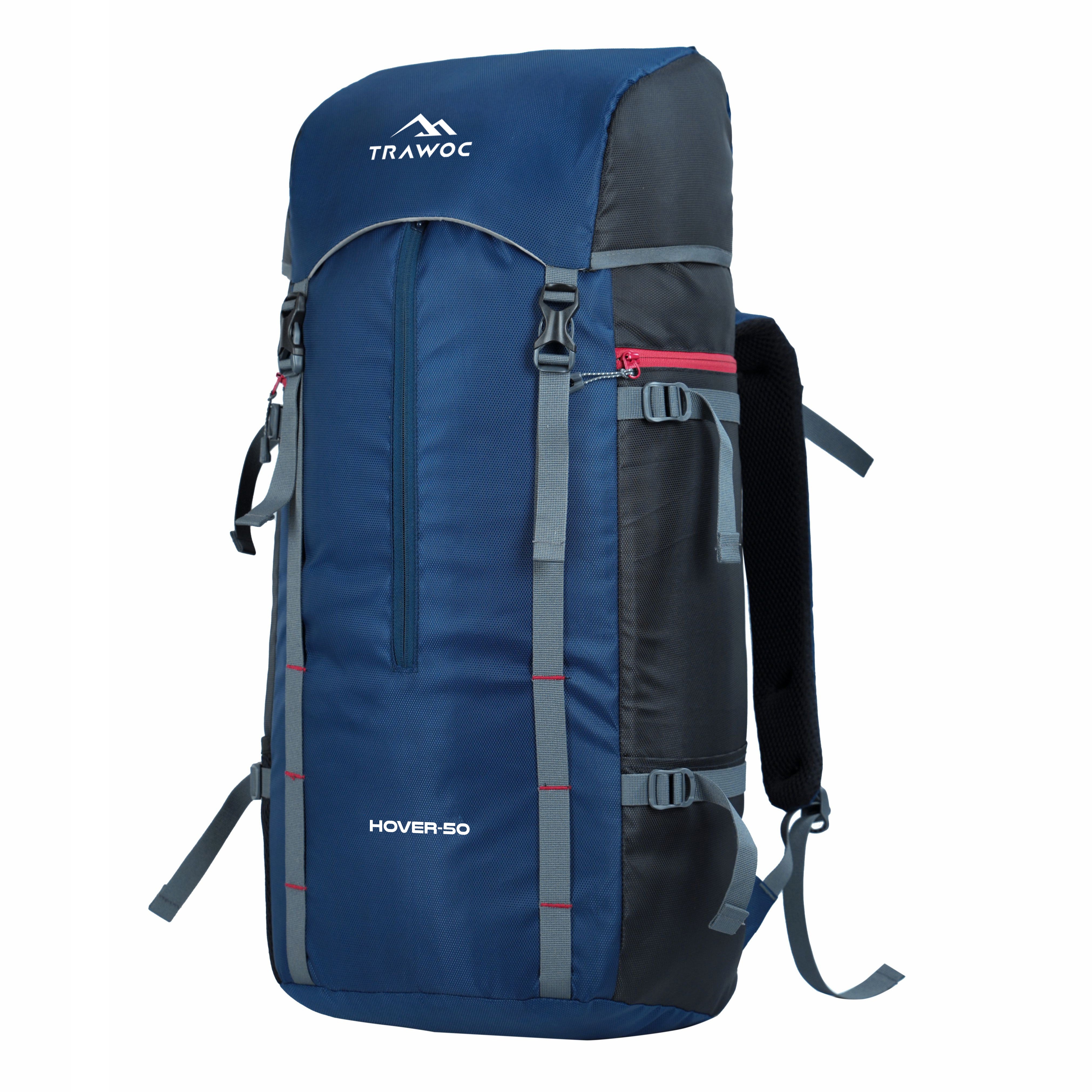 Trawoc Trawoc Travel Backpack (50Ltr) | Water Resistant Daypack – TRAWOC