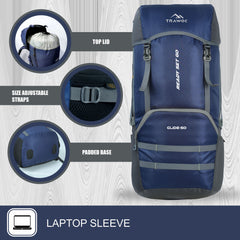 GLIDE-50 Backpack - Navyblue