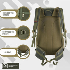 VANGUARD 40 L  Laptop Bag with Rain Cover & Shoe Compartment - Oilvegreen