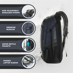 FALCON 40 l Travel Laptop Backpack for Men and Women with Rain Cover -Navyblue(clearance sale)
