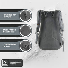 FALCON 40 l Travel Laptop Backpack for Men and Women with Rain Cover -Black(clearance sale)