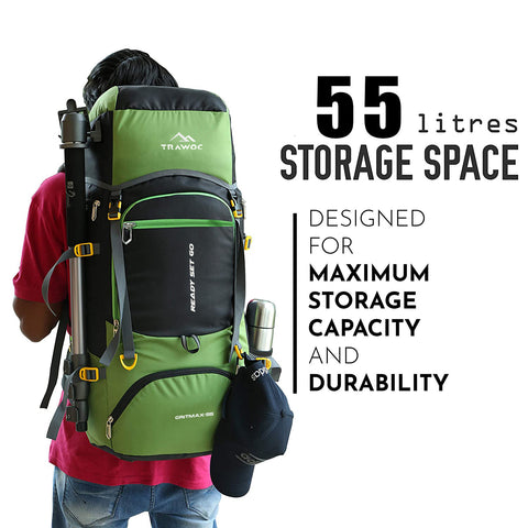 GRITMAX-55 Backpack - Green (Renewed)