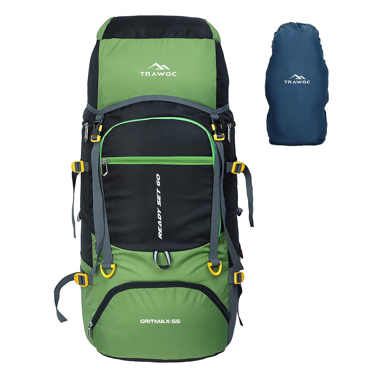 Trawoc Travel Rucksack (55Ltr) | Hiking, Trekking & Camping Bag – TRAWOC