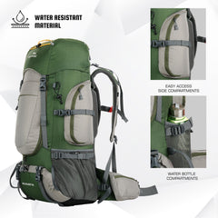 WILDQUEST-50 Rucksack - Hunter Green