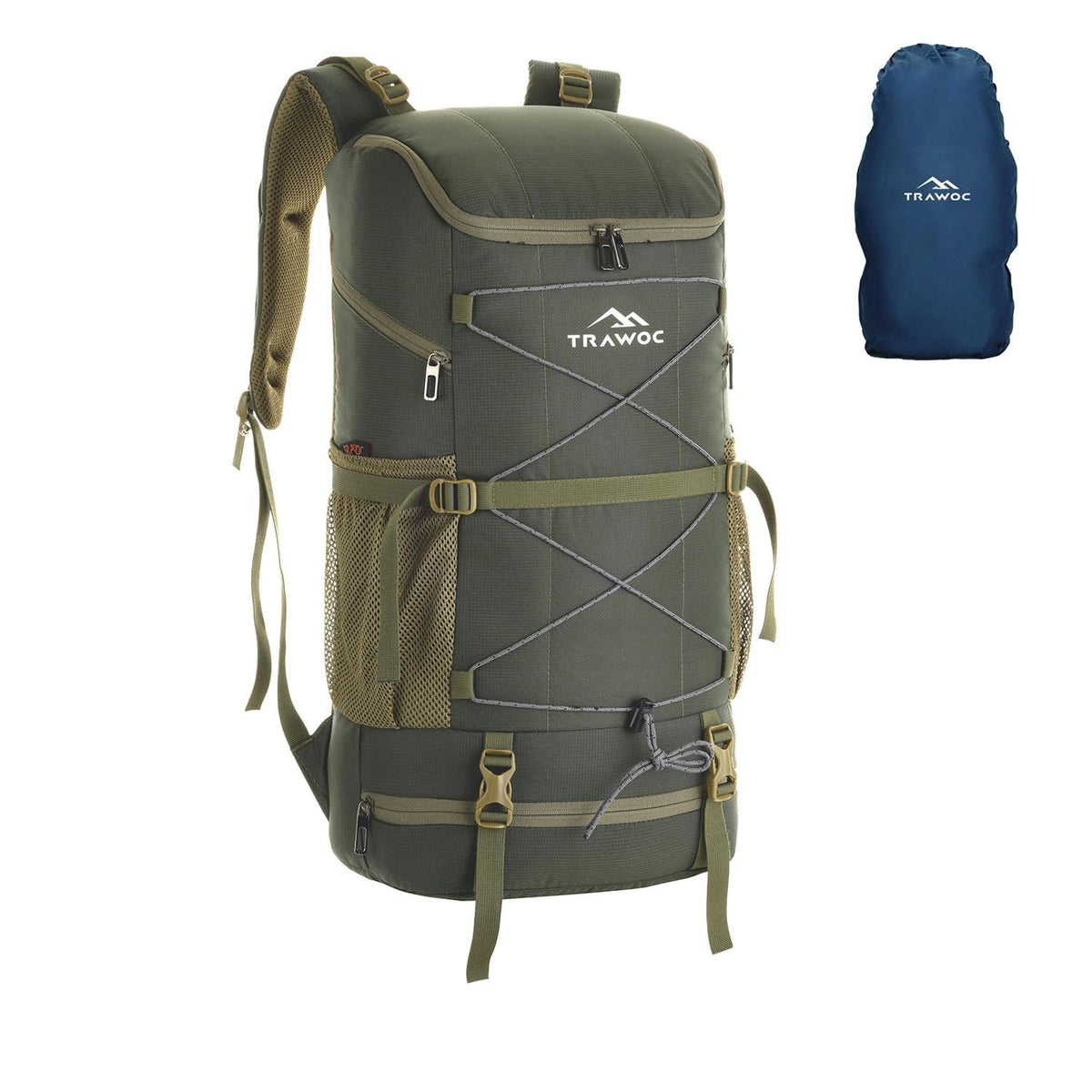 Thumbnail of the STEALTH-40 Rucksack in hunter green, highlighting its rugged and versatile design. The image features a compact view of the rucksack, showcasing its durable construction, spacious main compartment, and multiple external pockets for organized storage, making it ideal for outdoor activities and everyday use.