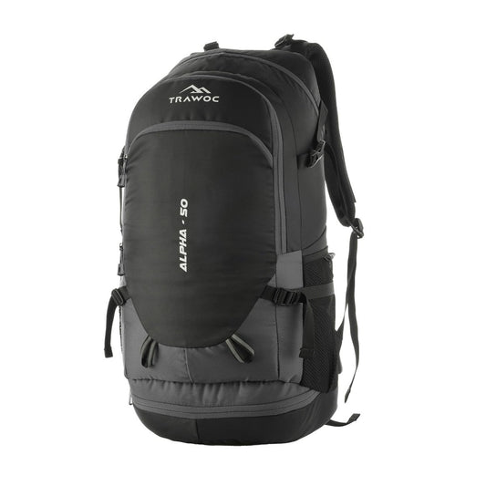 ALPHA 50 L Water Resistant Daypack Bag for Cycling, trekking - Grey(clearance sale) - TRAWOC