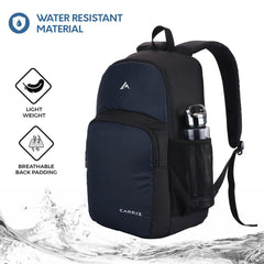 CARRIZ Casual Backpack - CB04 - INKBLUE (Clearance sale) - TRAWOC