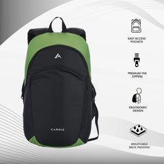 CARRIZ Casual Backpack - CB05 - GREEN - TRAWOC