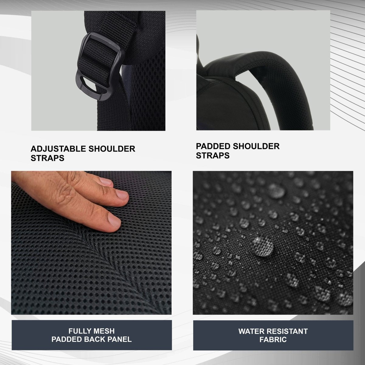 CARRIZ Casual Backpack - CB05 - INKBLUE - TRAWOC