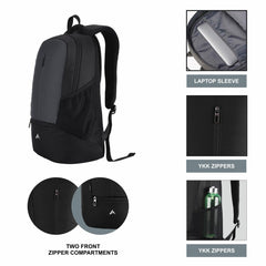 CARRIZ Casual Backpack - CB08 - GREY - TRAWOC