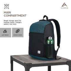 Carriz CB02 21L Casual Backpack - Green - TRAWOC