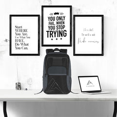 Carriz CPB03 25L Laptop Backpack - Grey - TRAWOC