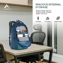 Carriz CPB05 26L Laptop Backpack - Blue - TRAWOC