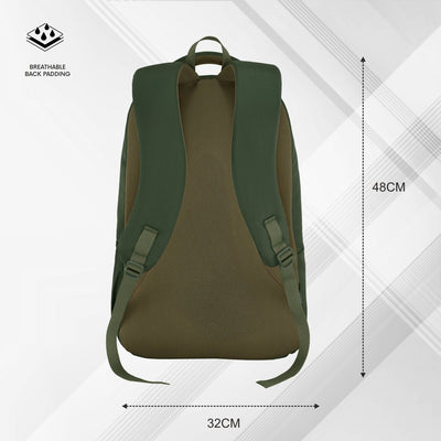 Carriz CPB05 26L Laptop Backpack - Green - TRAWOC
