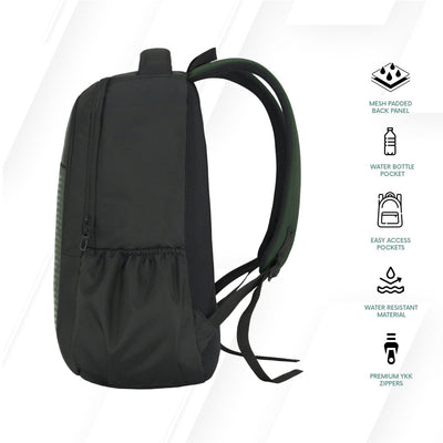 Carriz CPB06 25L Laptop Backpack - Green - TRAWOC