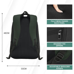 Carriz CPB06 25L Laptop Backpack - Green - TRAWOC