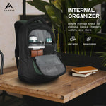 Carriz CPB06 25L Laptop Backpack - Green - TRAWOC
