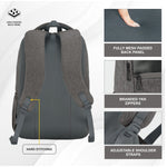 Carriz CPB07 29L Laptop Backpack - Brown - TRAWOC
