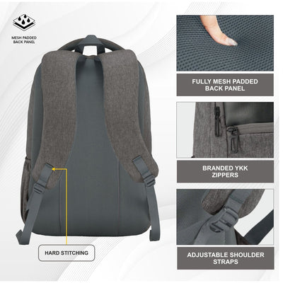 Carriz CPB07 29L Laptop Backpack - Brown - TRAWOC