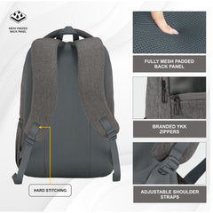 Carriz CPB07 29L Laptop Backpack - Brown - TRAWOC