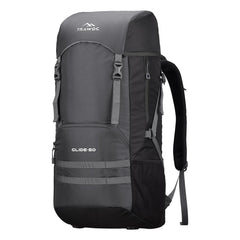 Glide 50 L Backpack featuring Water - Resistant Fabric & Lightweight Build – Grey - TRAWOC