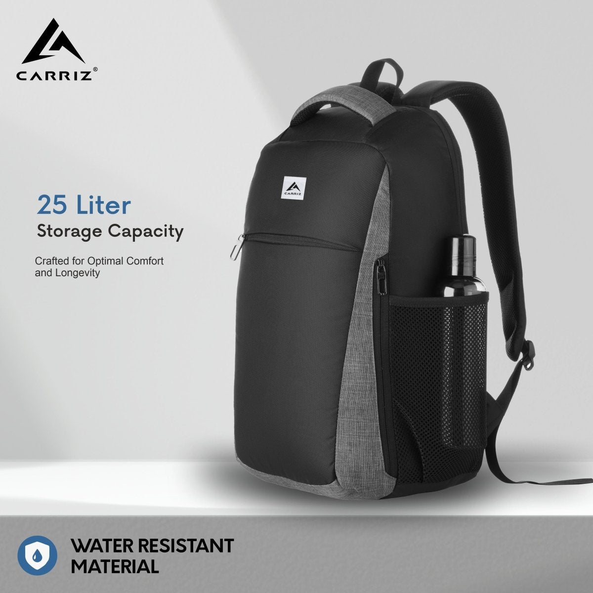 LB01 25L Laptop Backpack - Ash Grey (Clearance sale) - TRAWOC