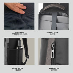 LB01 25L Laptop Backpack - Brown (Clearance sale) - TRAWOC