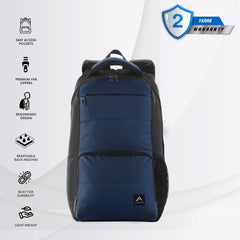 LB02 25L Laptop Backpack - Ink blue (Clearance sale) - TRAWOC