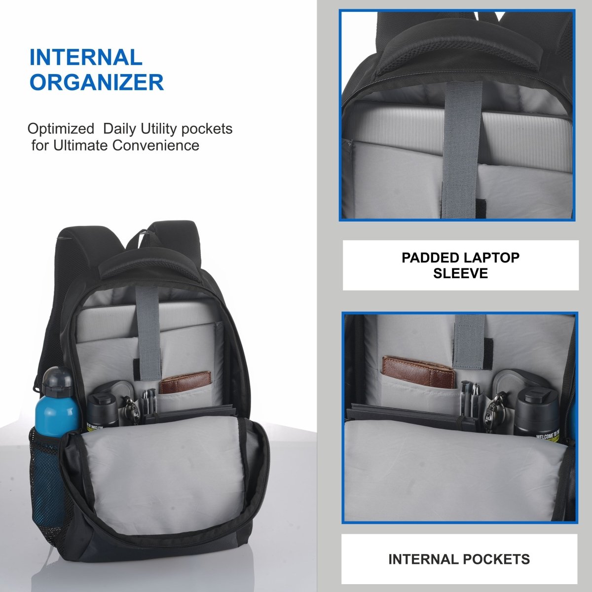 LB03 18L Laptop Backpack - Brown (Clearance sale) - TRAWOC