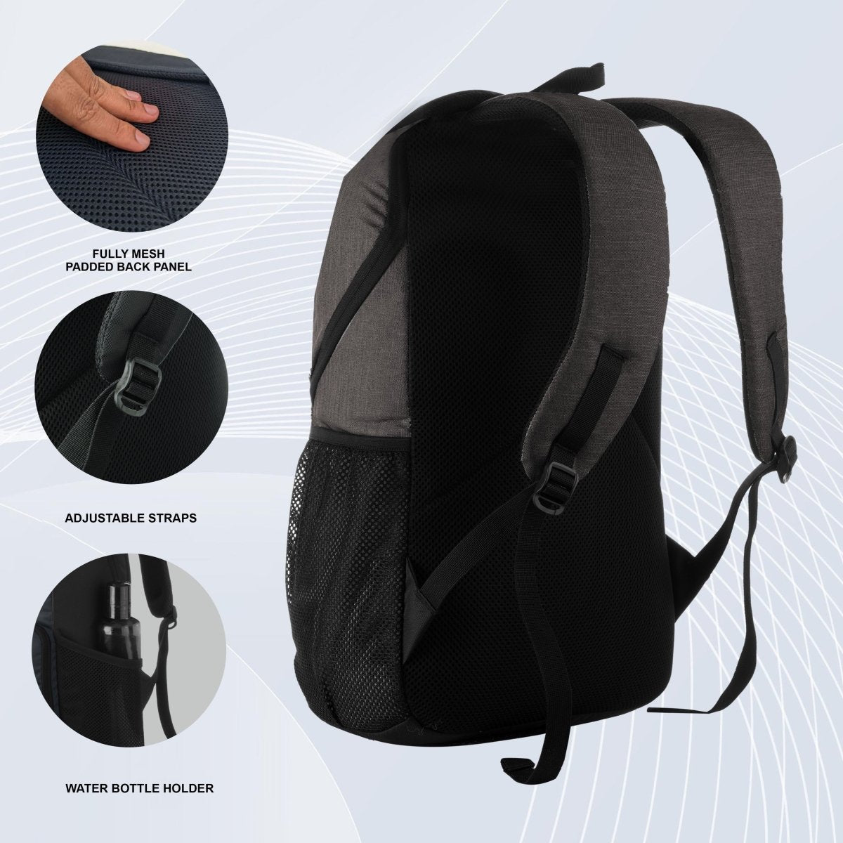 LB04 27L Laptop Backpack - Brown (Clearance sale) - TRAWOC