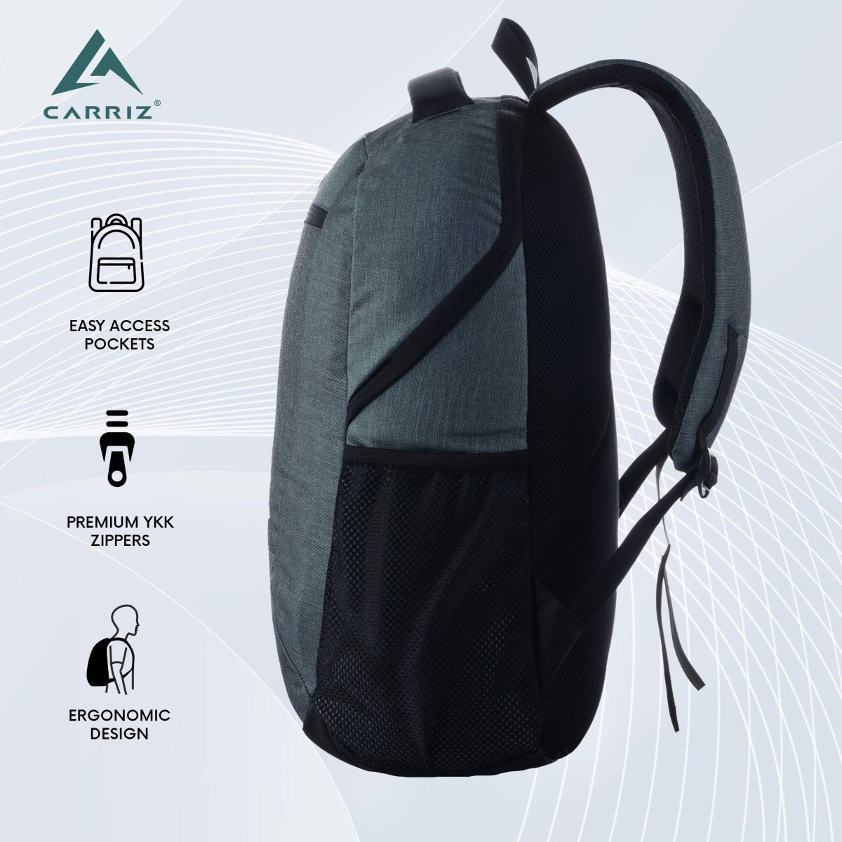 LB04 27L Laptop Backpack - Teal (Clearance sale) - TRAWOC