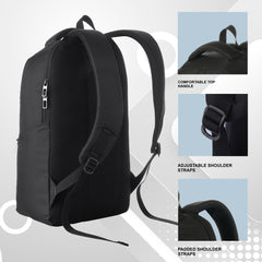 LB05 23L Laptop Backpack - Black (Clearance sale) - TRAWOC
