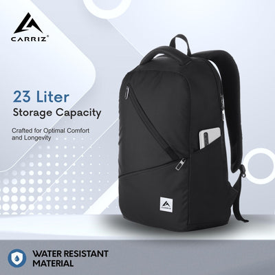 LB05 23L Laptop Backpack - Black (Clearance sale) - TRAWOC
