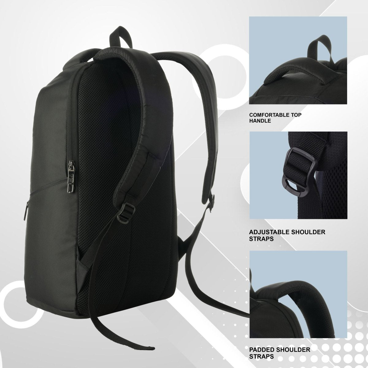 LB05 23L Laptop Backpack - Grey (Clearance sale) - TRAWOC