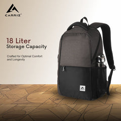 LB06 18L Laptop Backpack - Brown - TRAWOC