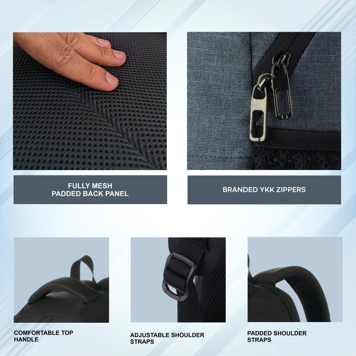 LB06 18L Laptop Backpack - Teal - TRAWOC