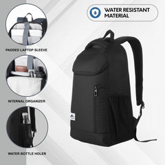 LB07 20L Laptop Backpack Black (Clearance sale) - TRAWOC