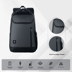 LB07 20L Laptop Backpack Grey (Clearance sale) - TRAWOC