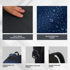 LB07 20L Laptop Backpack Navy Blue (Clearance sale) - TRAWOC