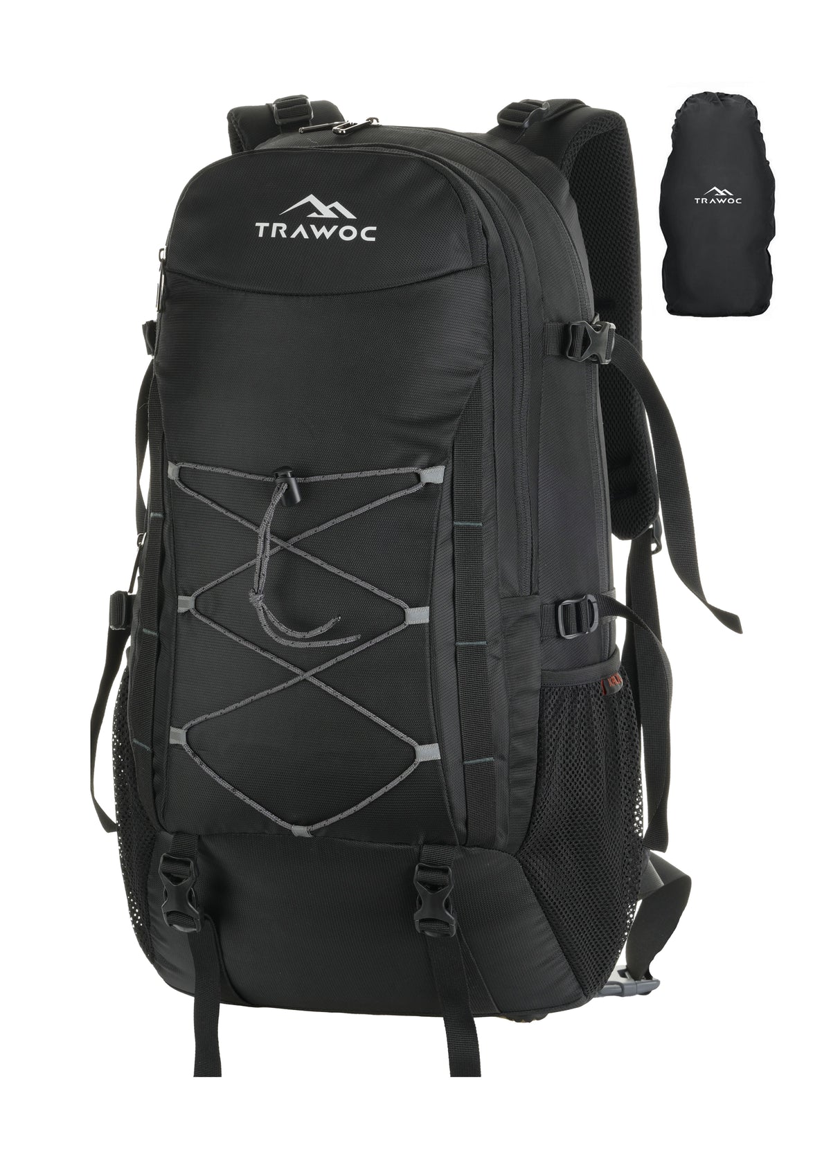 INFERNO 40 L Laptop Backpack for Men and Women Casual Bag for Regular Travelling - Black