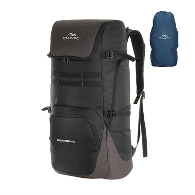 ROAMER 40 L Laptop Backpack for Men and Women with Rain Cover - Brown - TRAWOC