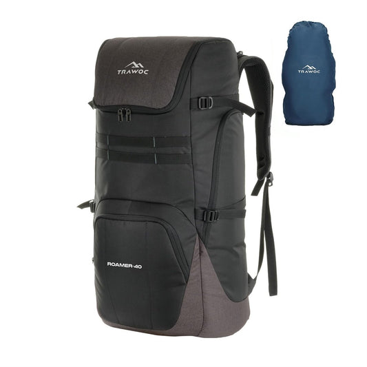 ROAMER 40 L Laptop Backpack for Men and Women with Rain Cover - Brown(clearance sale) - TRAWOC
