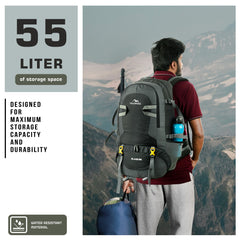 BLAZE-55 Backpack - Black