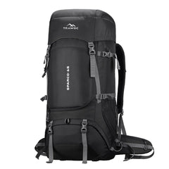 Sparco 65L Travel Backpack featuring with Laptop Compartment & Shoe Compartment – Black - TRAWOC