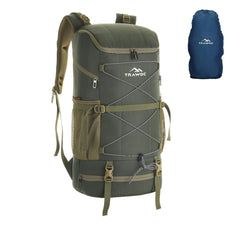 STEALTH 40L Backpack for Men and Women,with Rain Cover & Shoe Compartment - Huntergreen - TRAWOC