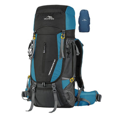 Terrabound 60 L Rucksack featuring Shoe Compartment & Durable Zippers – EnglishBlue - TRAWOC
