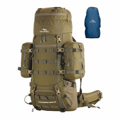 Thunderstorm 90L Rucksack for Men & Women with Shoe Compartment & Water - Resistant Fabric - Grey (Clearance Sale) - TRAWOC