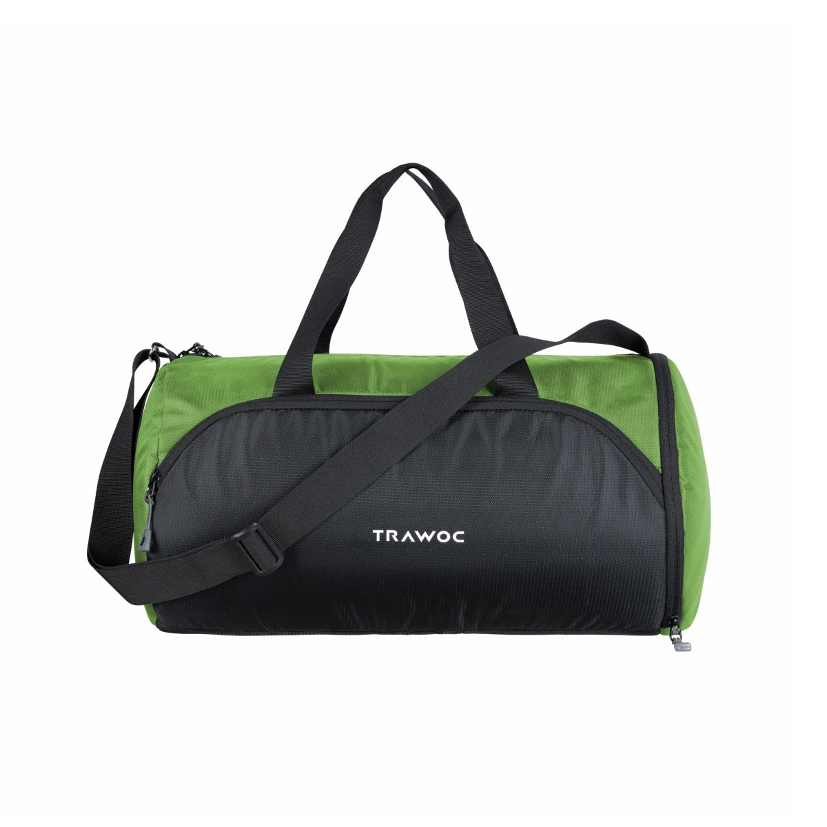TMPB02 - 30L Gym, Sports & Travel Duffle, Unisex Duffel Bag with Shoe Compartment - Green (clearance sale) - TRAWOC