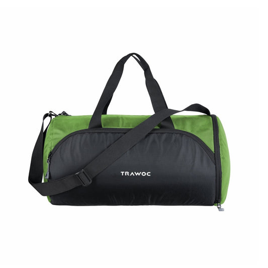 TMPB02 - 30L Gym, Sports & Travel Duffle, Unisex Duffel Bag with Shoe Compartment - Green (clearance sale) - TRAWOC